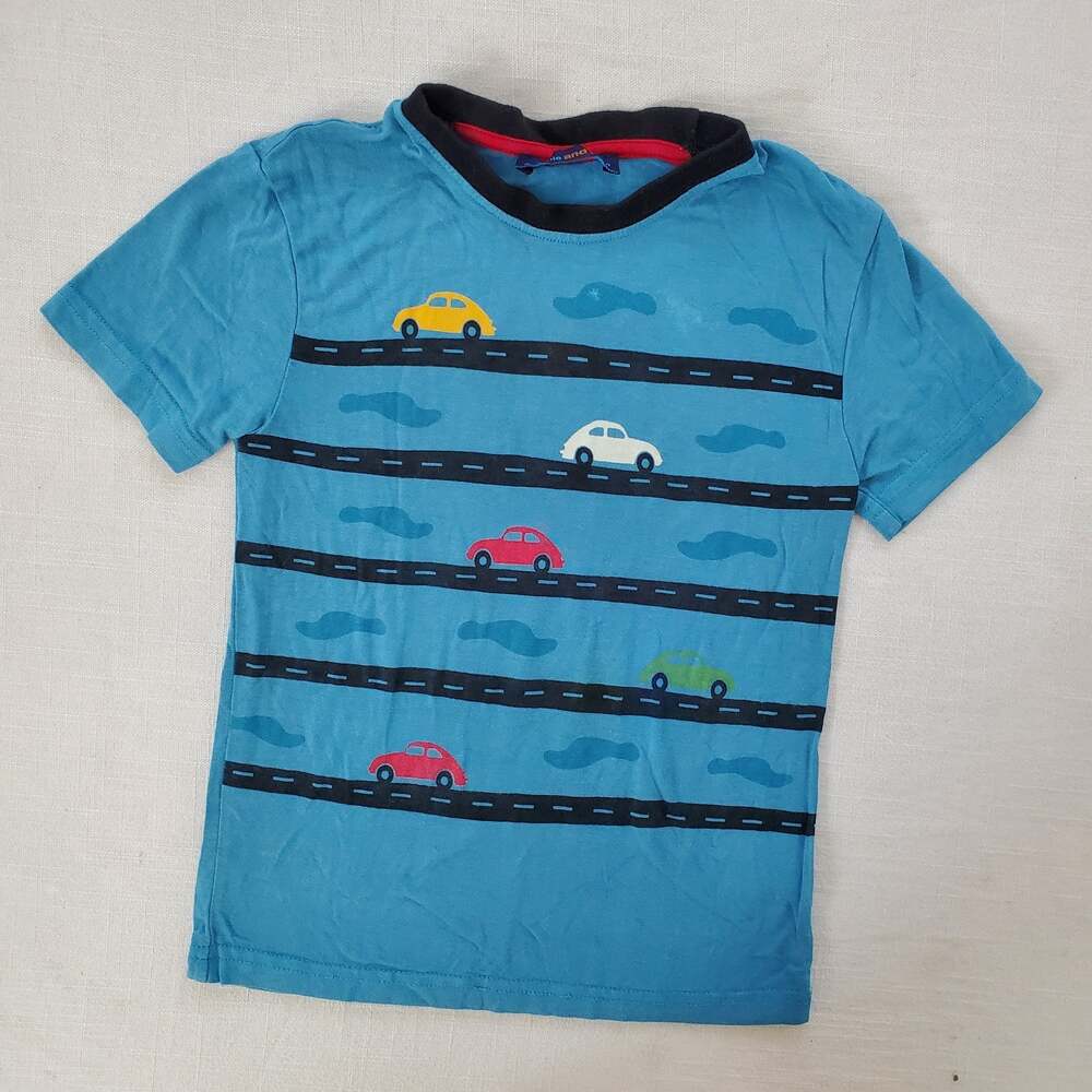 Sophie and sam car shirt bamboo viscose 4t